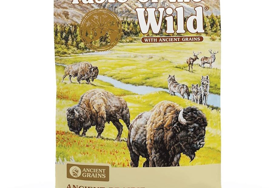 Amazon.Com: Taste Of The Wild With Ancient Grains, Ancient Prairie Canine  Recipe With Roasted Bison And Venison Dry Dog Food, Made With High Protein  From Real Meat And Guaranteed Nutrients And Probiotics