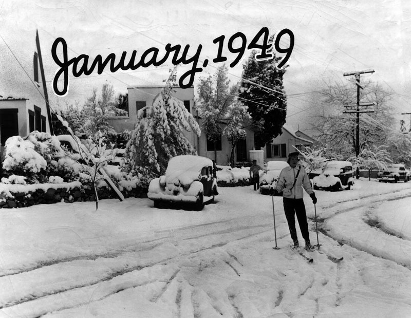 Here'S What L.A. Looked Like 68 Years Ago, Covered In Snow