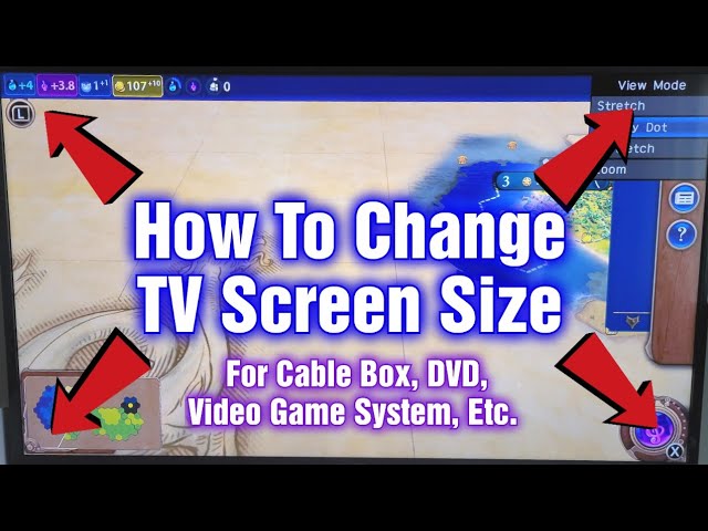 How To Change The Screen Size On Your Tv - Picture Not Displaying Properly  - Youtube