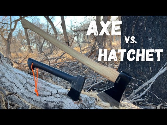 Differences In Using An Axe Vs. A Hatchet - Youtube
